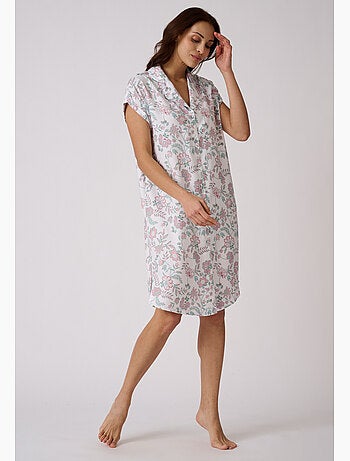 Chemise de nuit en pure viscose - damart