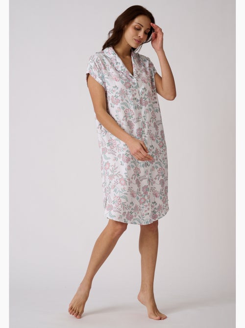 Chemise de nuit en pure viscose - Damart - Kiabi Chemise de nuit en pure viscose - Damart - Kiabi