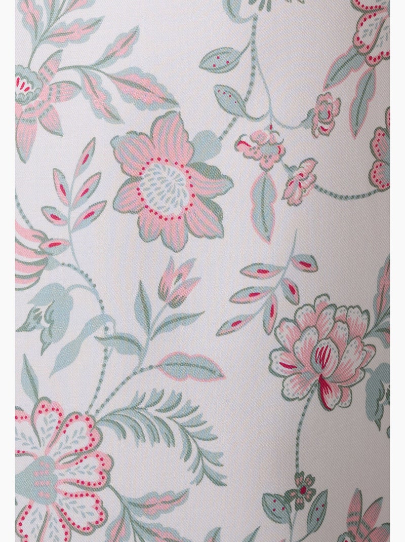 Chemise de nuit en pure viscose - Damart Blanc - Kiabi