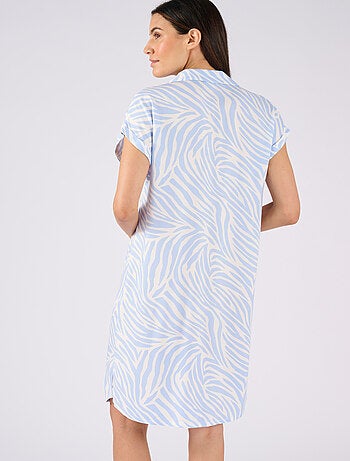 Chemise de nuit en pure viscose - Damart