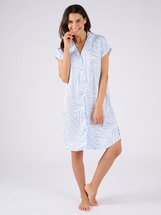 Chemise de nuit en pure viscose - Damart