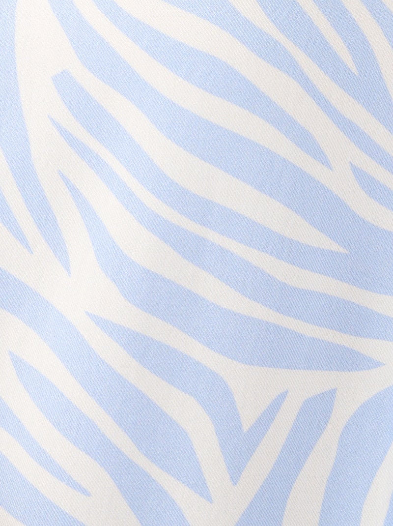 Chemise de nuit en pure viscose - Damart Bleu - Kiabi