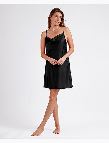 Chemise de nuit en satin de luxe pour femme ADMAS