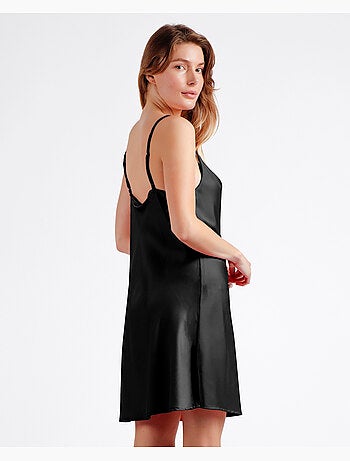 Chemise de nuit en satin de luxe pour femme ADMAS