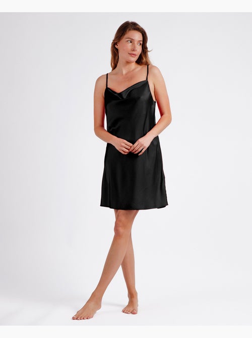 Chemise de nuit en satin de luxe pour femme ADMAS - Kiabi