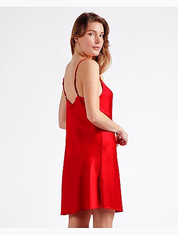 Chemise de nuit en satin de luxe pour femme ADMAS
