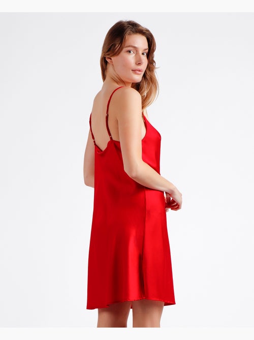 Chemise de nuit en satin de luxe pour femme ADMAS - Kiabi