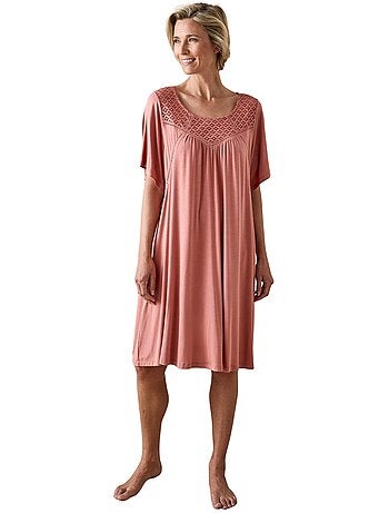 Chemise de nuit évasée fluide