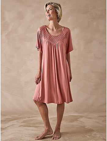 Chemise de nuit évasée fluide