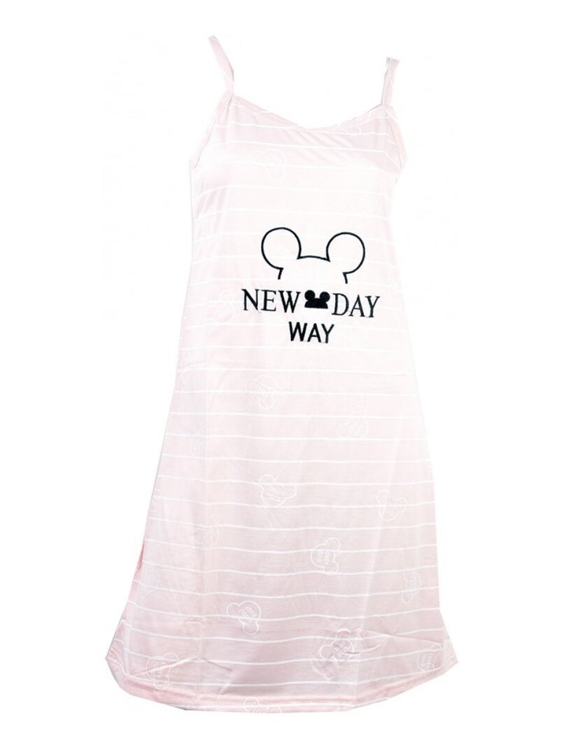 Chemise de Nuit Fantaisie HUMORISTIQUE Corail - Kiabi
