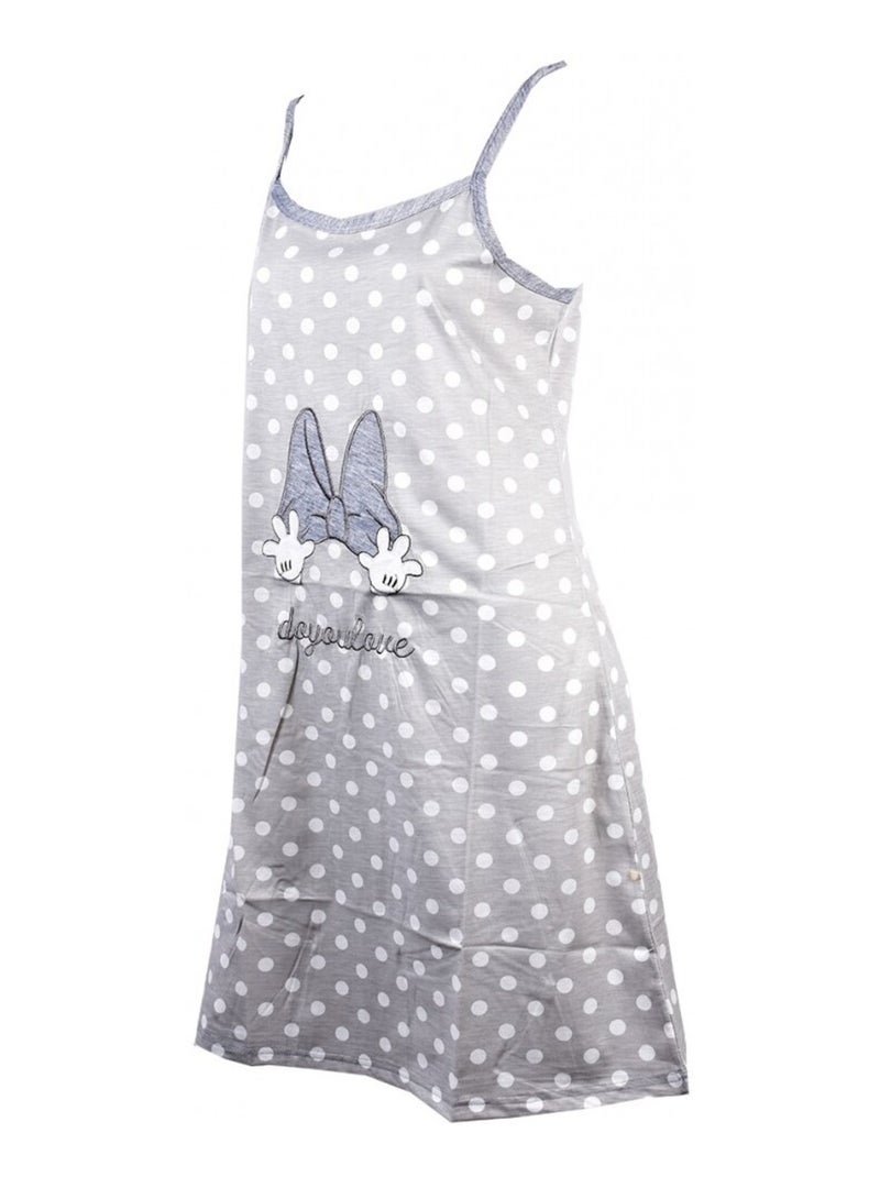 Chemise de Nuit Fantaisie HUMORISTIQUE Gris - Kiabi