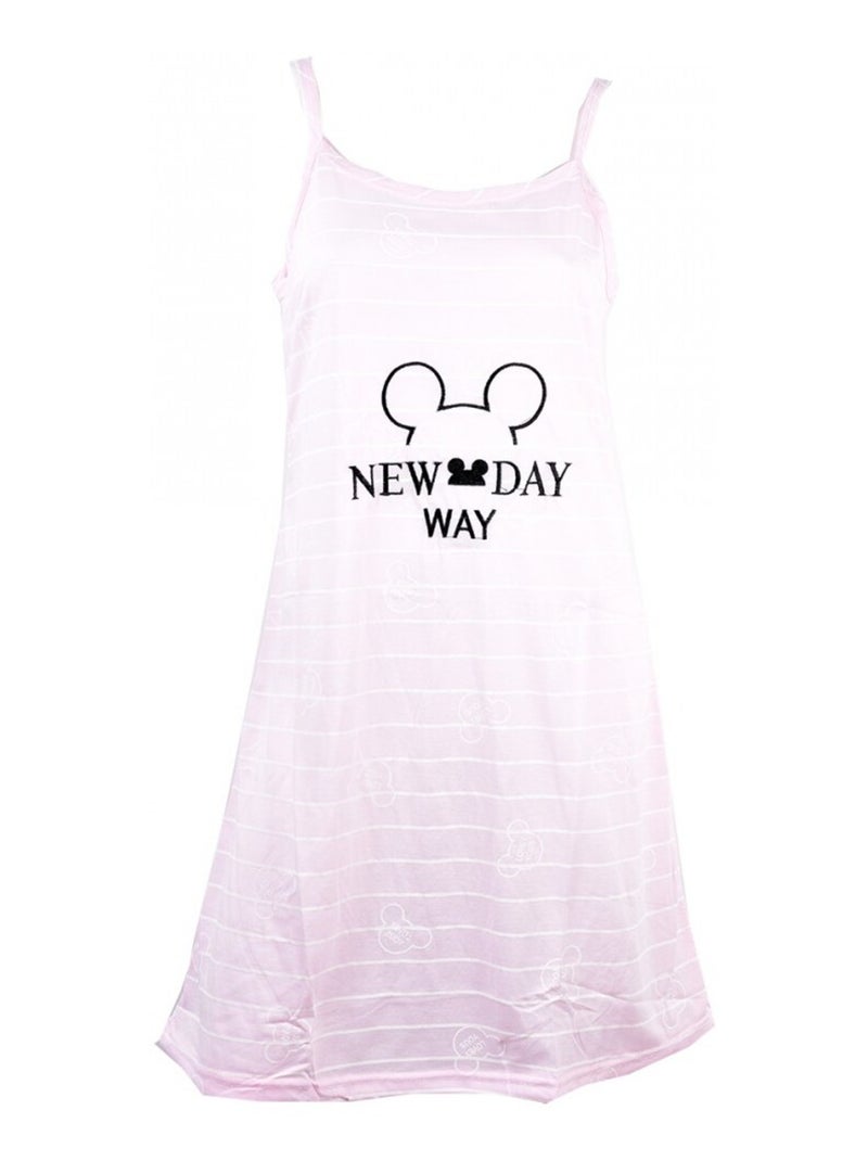 Chemise de Nuit Fantaisie HUMORISTIQUE Rose - Kiabi