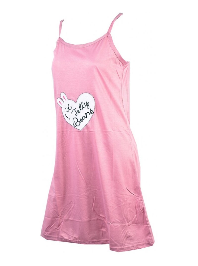 Chemise de Nuit Fantaisie HUMORISTIQUE Rose - Kiabi