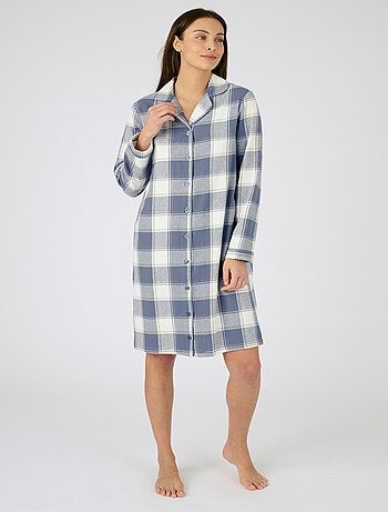 Chemise de nuit flanelle pur coton - Damart