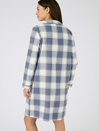 Chemise de nuit flanelle pur coton - Damart