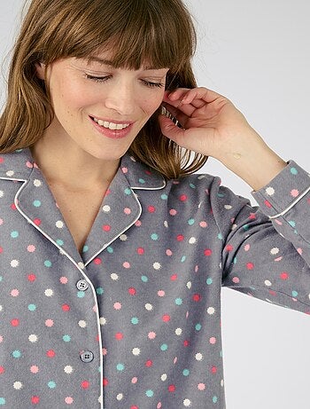 Chemise de nuit flanelle pur coton - Damart