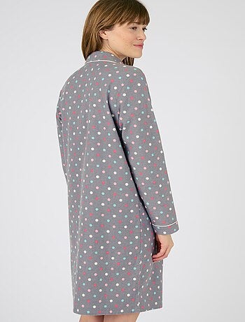 Chemise de nuit flanelle pur coton - Damart