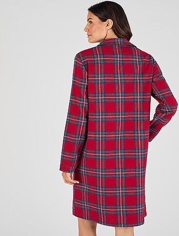 Chemise de nuit flanelle pur coton - Damart
