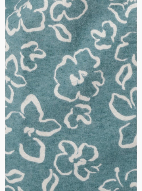 Chemise de nuit flanelle pur coton - Damart - Kiabi