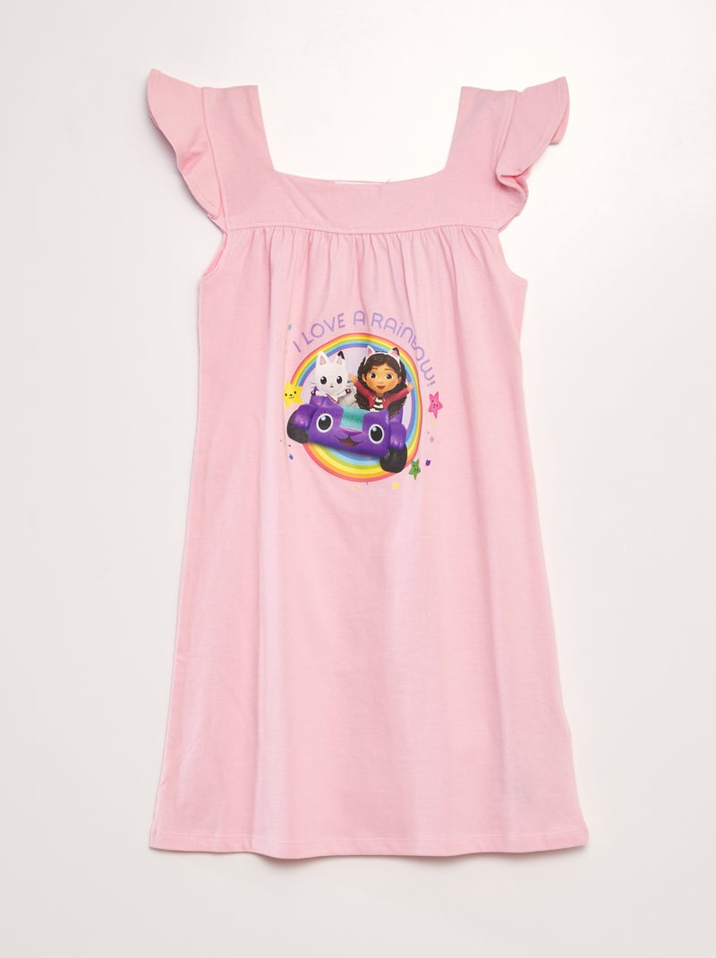Chemise de nuit 'Gabby et la maison magique' Rose - Kiabi