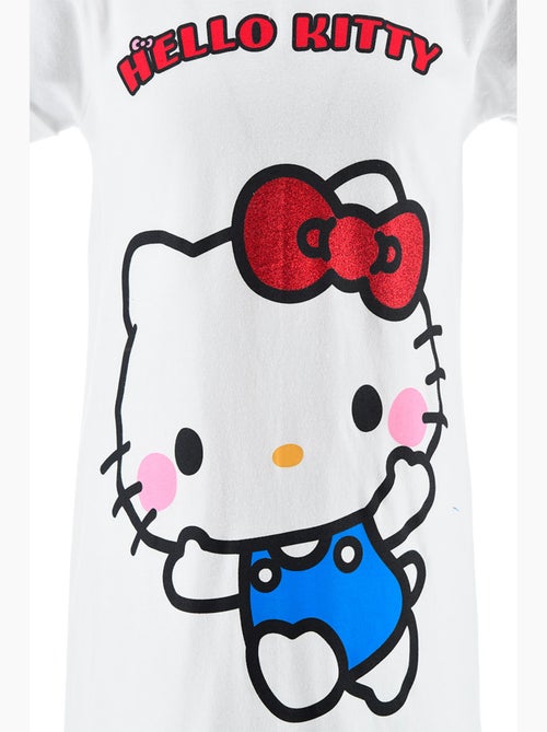 Chemise de Nuit Hello Kitty   | Licence Officielle - Kiabi
