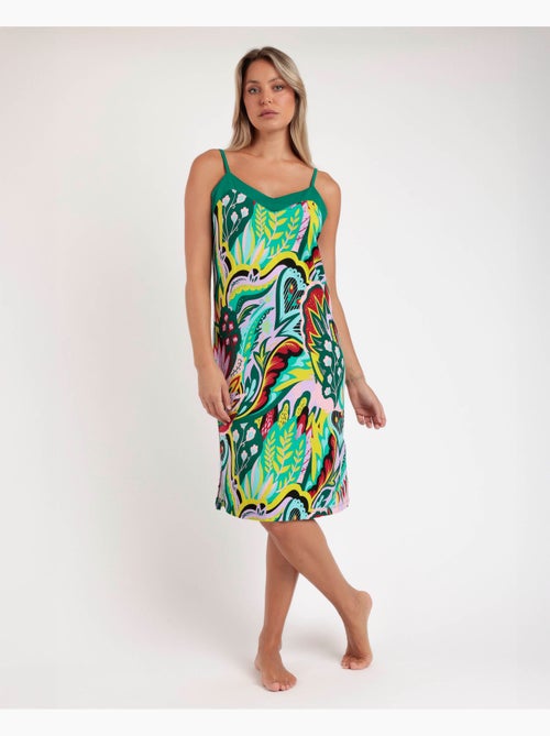 Chemise de nuit hippie de luxe à bretelles pour femme ADMAS LUXURY - Kiabi