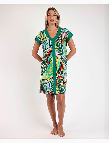 Chemise de nuit hippie de luxe à manches tombantes pour femme ADMAS LUXURY