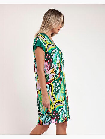 Chemise de nuit hippie de luxe à manches tombantes pour femme ADMAS LUXURY