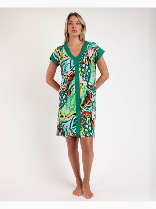 Chemise de nuit hippie de luxe à manches tombantes pour femme ADMAS LUXURY - Kiabi