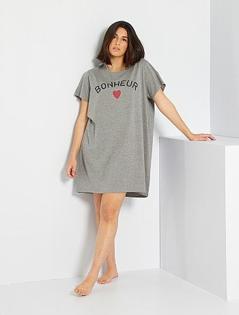 Chemise de nuit imprimée