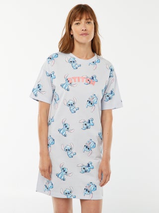 Chemise de nuit imprimée 'Stitch'