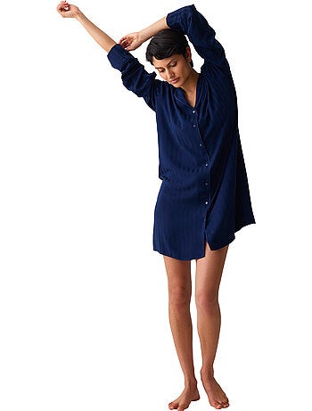 Chemise de nuit jacquard