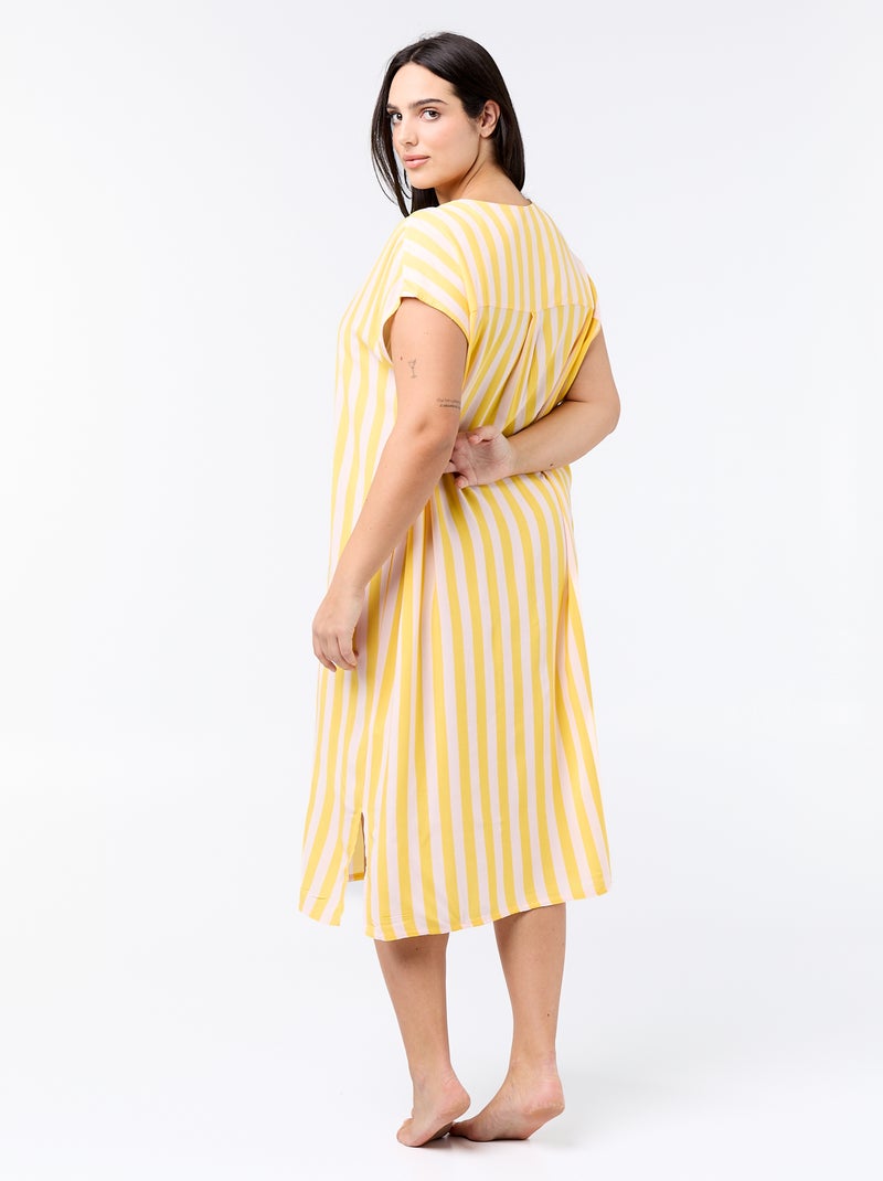Chemise de nuit Jaune - Kiabi