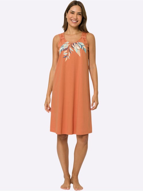 Chemise De Nuit Jersey Fin - Taille Standard - Moda Vilona - Lot de 2 - Kiabi