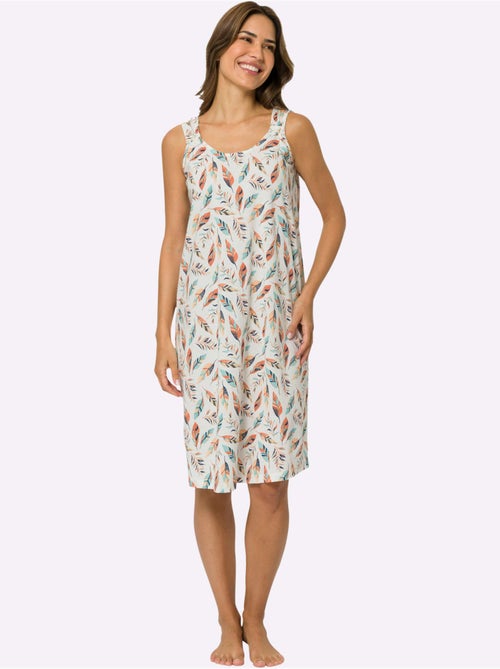 Chemise De Nuit Jersey Fin - Taille Standard - Moda Vilona - Lot de 2 - Kiabi