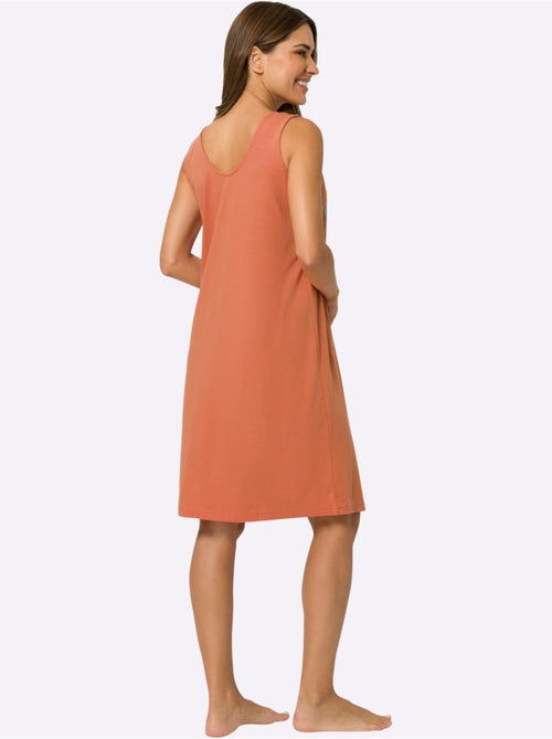 Chemise De Nuit Jersey Fin - Taille Standard - Moda Vilona - Lot de 2 - Kiabi