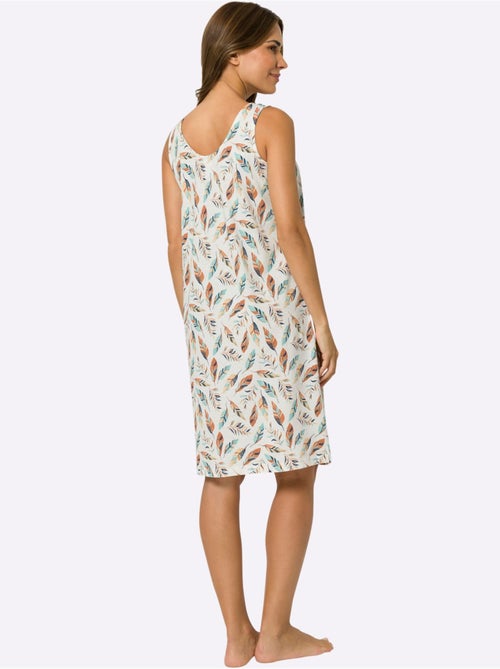 Chemise De Nuit Jersey Fin - Taille Standard - Moda Vilona - Lot de 2 - Kiabi