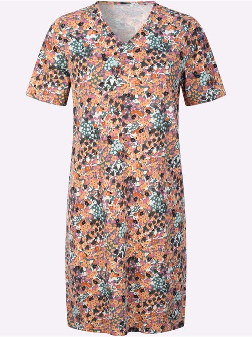 Chemise De Nuit Jersey Fin - Taille Standard - Moda Vilona - Kiabi Chemise De Nuit Jersey Fin - Taille Standard - Moda Vilona - Kiabi