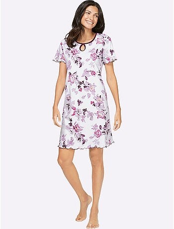 Chemise de nuit jersey fin - taille standard - moda vilona