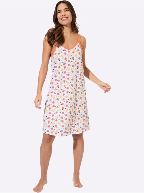 Chemise De Nuit Jersey Fin - Taille Standard - Moda Vilona - Kiabi Chemise De Nuit Jersey Fin - Taille Standard - Moda Vilona - Kiabi
