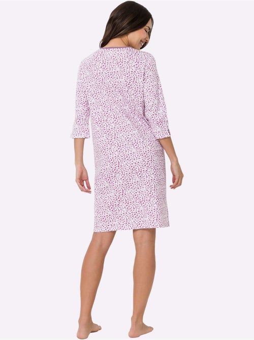 Chemise de nuit jersey fin - taille standard - moda vilona - Kiabi Chemise de nuit jersey fin - taille standard - moda vilona - Kiabi