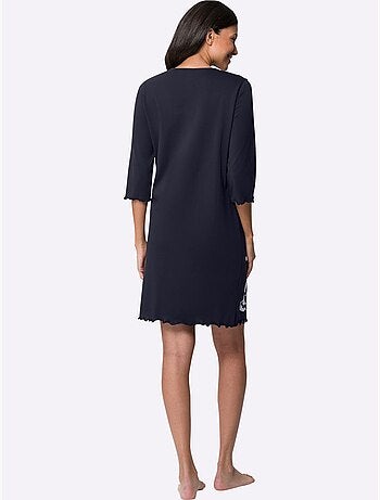 Chemise De Nuit Jersey Fin - Taille Standard - Moda Vilona