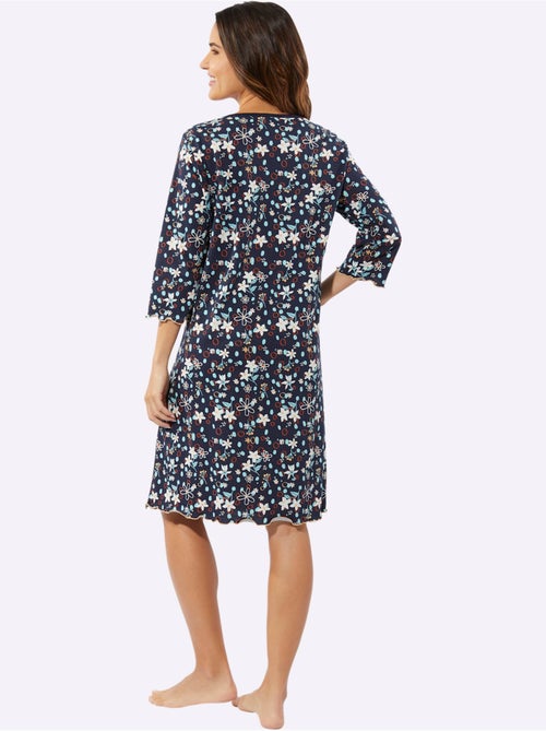 Chemise De Nuit Jersey Fin - Taille Standard - Moda Vilona - Kiabi