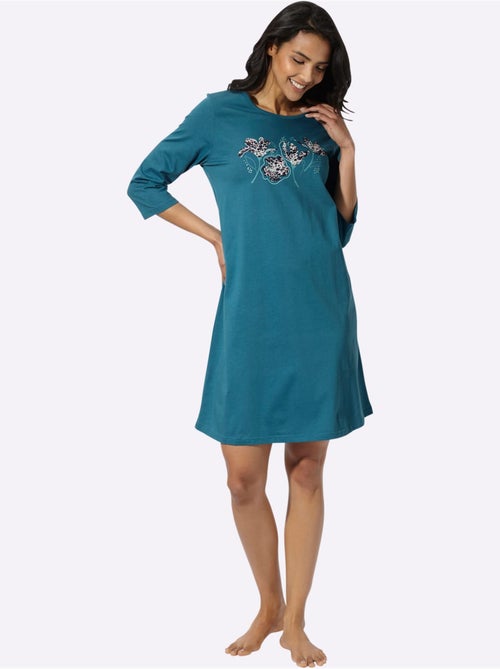 Chemise de nuit jersey fin - taille standard - moda vilona - Kiabi