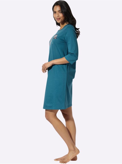 Chemise de nuit jersey fin - taille standard - moda vilona - Kiabi