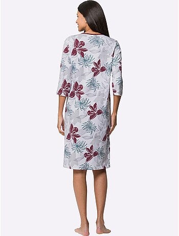 Chemise De Nuit Jersey Fin - Taille Standard - Moda Vilona