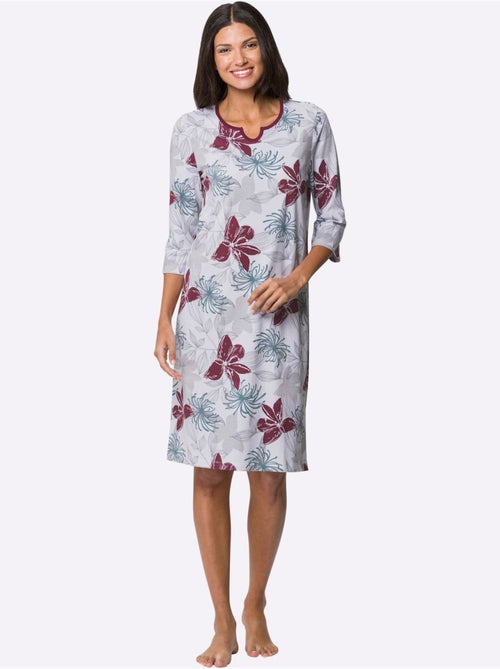 Chemise De Nuit Jersey Fin - Taille Standard - Moda Vilona - Kiabi Chemise De Nuit Jersey Fin - Taille Standard - Moda Vilona - Kiabi