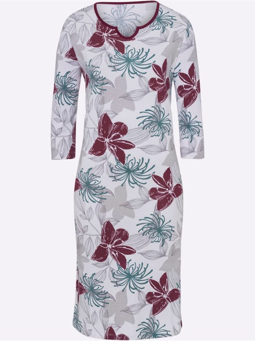 Chemise De Nuit Jersey Fin - Taille Standard - Moda Vilona - Kiabi Chemise De Nuit Jersey Fin - Taille Standard - Moda Vilona - Kiabi