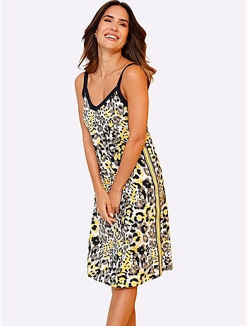 Chemise De Nuit Jersey Fin - Taille Standard - Moda Vilona