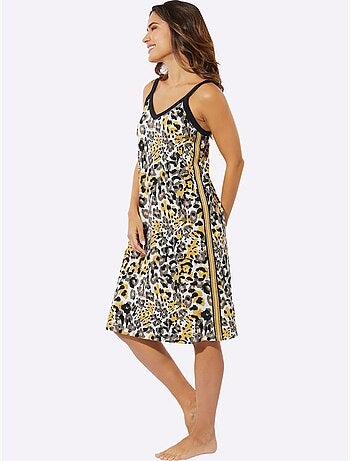 Chemise De Nuit Jersey Fin - Taille Standard - Moda Vilona